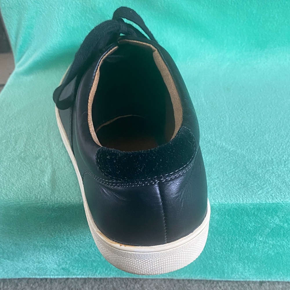 Aldo Black Leather Men's Sneakers - Picture 4 of 8